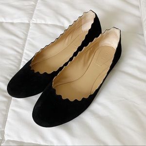 ❤️Chloe Suede Scallop Flats❤️